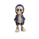 thumbnail image 3 of Figura De Esqueleto De Halloween De Dibujos Animados Estatua De Resina Para Barras Azul, 3 of 5