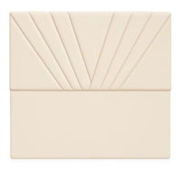 Vitelio - Respaldo 2 Plazas De Cama Rayas V Crudo