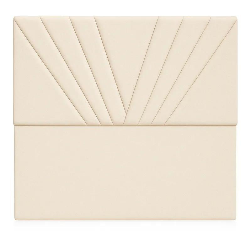 Vitelio - Respaldo 2 Plazas De Cama Rayas V Crudo