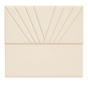 Vitelio - Respaldo 2 Plazas De Cama Rayas V Crudo