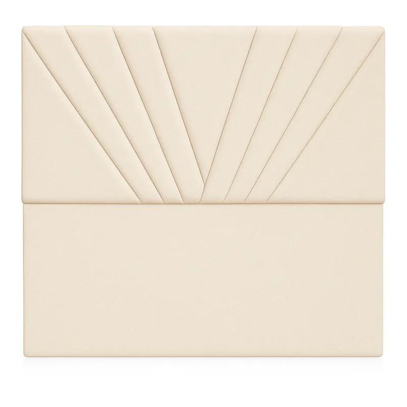 Vitelio - Respaldo 2 Plazas De Cama Rayas V Crudo