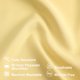 thumbnail image 4 of REGALWOVEN 1Pc Funda de Almohada de Microfibra Suave y Cómoda, Queen Oro, 4 of 7