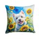thumbnail image 1 of Cojín In Sunflowers Westie 14 X 14 Cm, 1 of 6