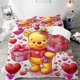 thumbnail image 1 of Winnie The Pooh Duvet Cover Bedding Set Sewing Needlework Microfiber Pillowcase Quilt Cover Multi-Piece Set for Boys Girls, 1 of 5