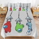 thumbnail image 2 of 3 Piece Bedding SetAmong Us WidgetsComforter Set for Kids Boys Teen Tween 3D Lightweight Microfiber Bedding Sets, 2 of 5