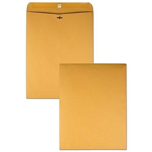 Papel kraft con cierre Quality Park, 12 x 15,5 cm, 28 libras, 100 unidades