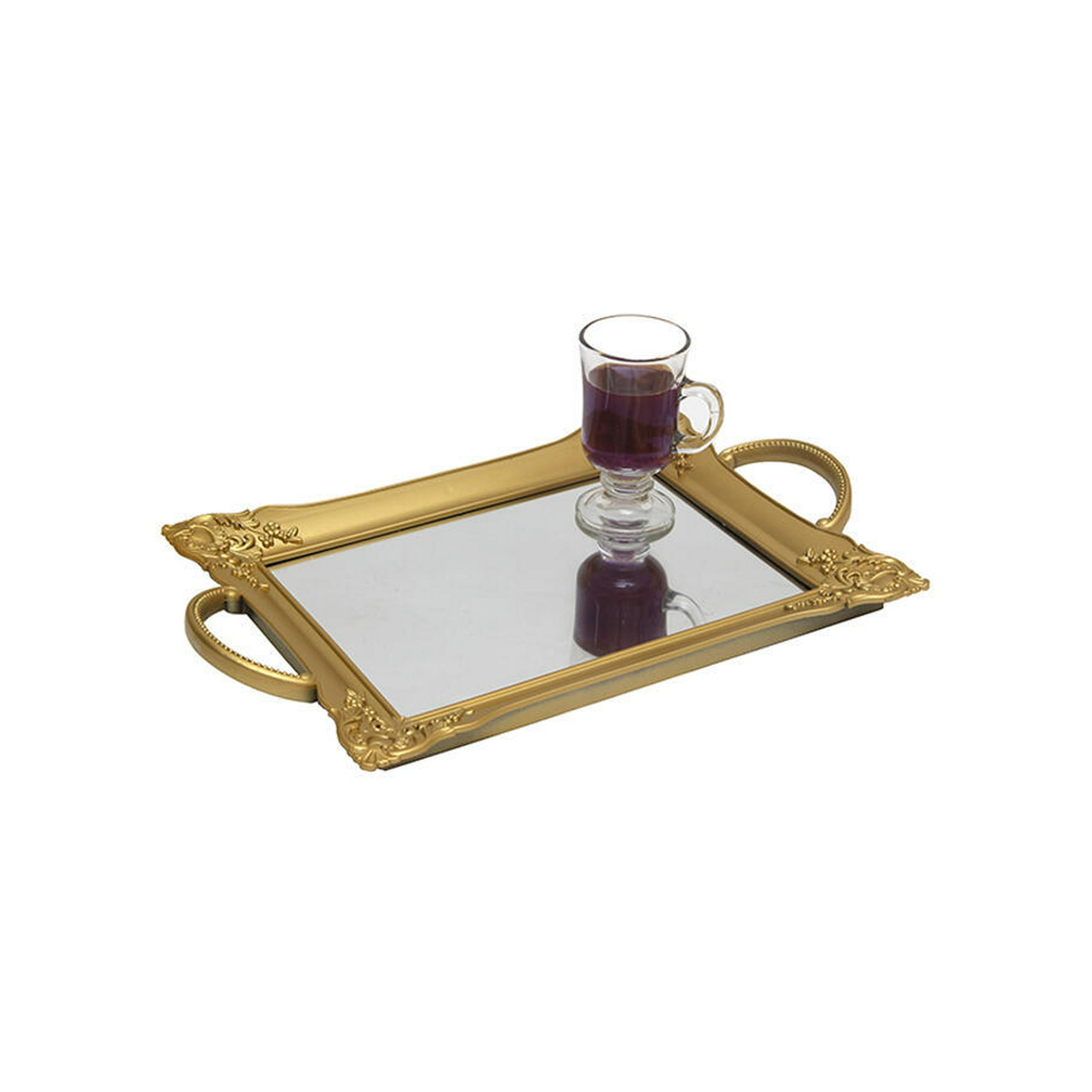 Vgo - Bandeja Plastica Rectangular 25x41 Cm Do