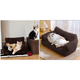 thumbnail image 2 of Cama Sofá Antiestrés Perro Gato M Cafe Lavable PetsCool, 2 of 5
