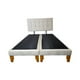 thumbnail image 1 of Cama Dos Plazas Felpa Crudo, 1 of 3