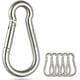 thumbnail image 1 of Mosquetón Spring Snap Hook Sprookber de acero inoxidable x6, 1 of 6