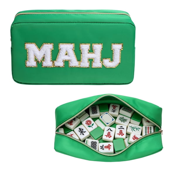 Bolsa de Mahjong Ahdoma 52 × 8,6 × 14 cm con cremallera – Estuche de viaje