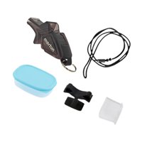 Ioensy - Silbato De Árbitro Para Exteriores, Silbato De Supervivencia Para Partidos De Fútbol, Competición, Color Negro