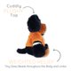 thumbnail image 4 of Warm Pals Smokey, peluche de la mascota de los Tennessee Vols, licencia oficial NCAA, 4 of 6