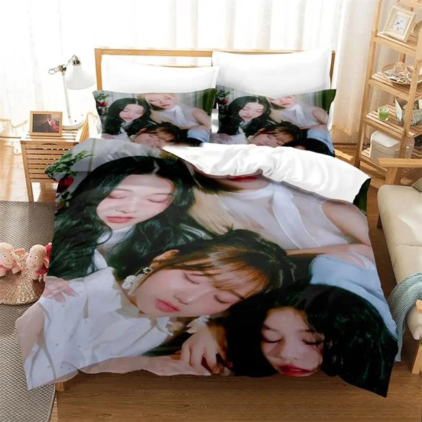 KPOP FIFTY FIFTY Merch Cupid Album Bedding Set Boys Girls Twin Queen King Size Duvet Cover Pillowcase Bed boys AdultBed Sheets