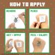 thumbnail image 5 of Tatuajes temporales Savvi Pack de 200 Minecraft, fabricado en EE. UU., 5 of 6