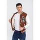 thumbnail image 2 of Chaqueta Universitaria Hombre Gruesa Forro Piel Bolsillos 7579, 2 of 4