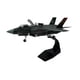 thumbnail image 1 of Adorno De Modelo De Avión De Combate F35B A Escala 1/72, Modelo De Avión Fundido A Presión Para Estante De Cafetería De Mesa, 1 of 5