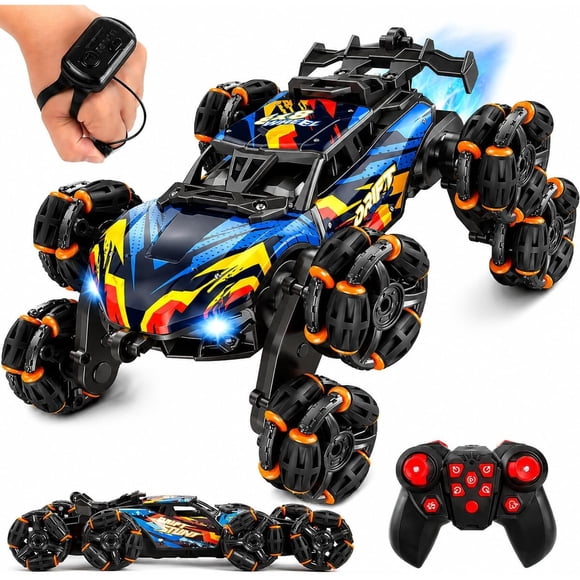 Auto RC acrobático gestual BAODLON de 8 ruedas, 2,4 GHz
