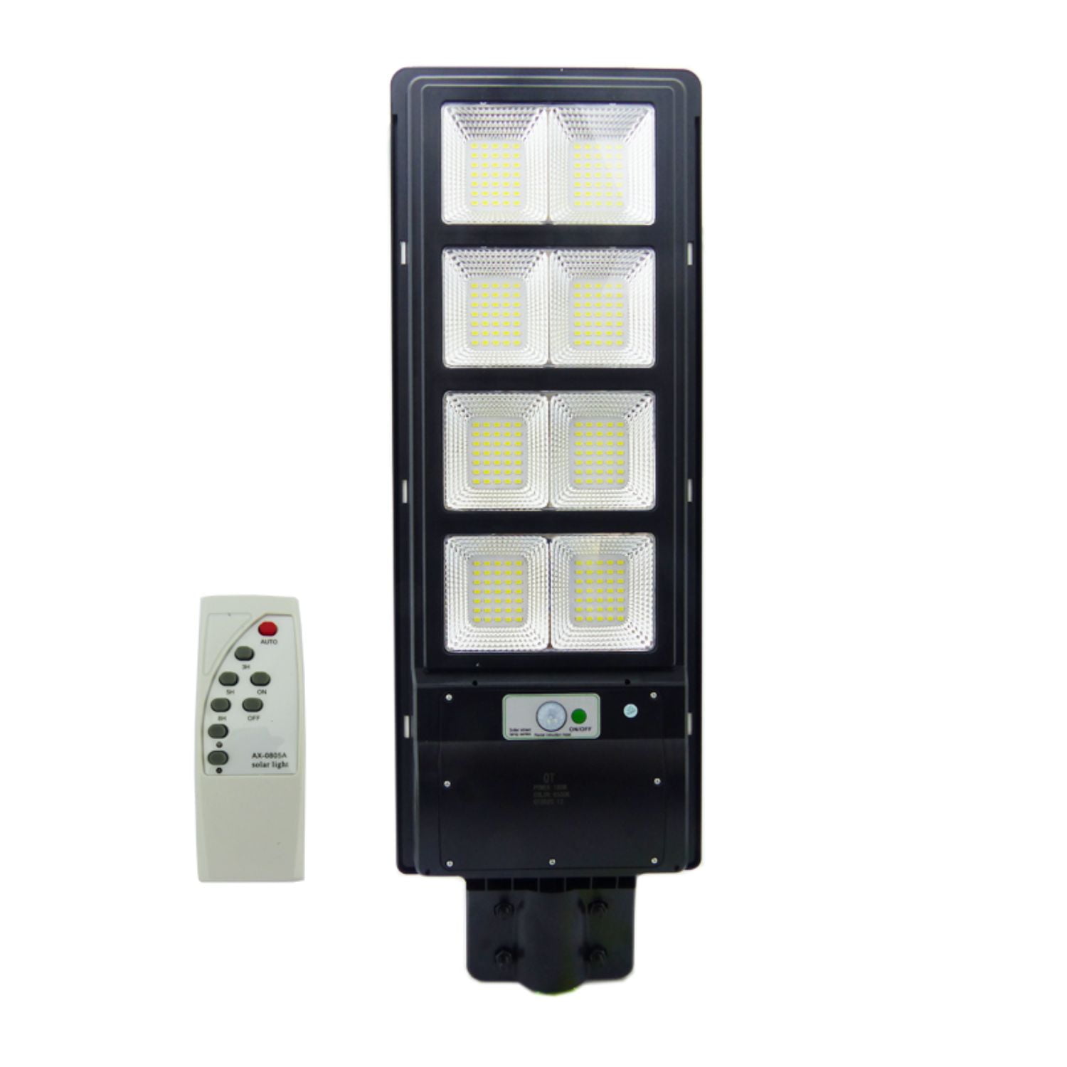 Importclick - Foco Solar 280 Led 8 Placas 400 Watts Control Remoto