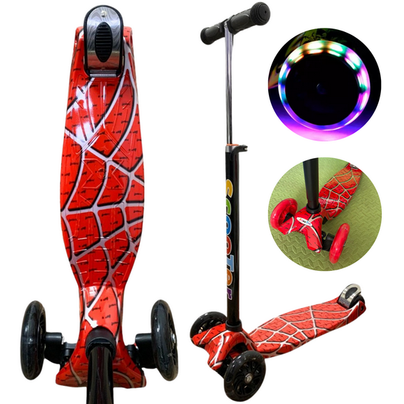 Scooter Monopatín con Luces Altura Regulable