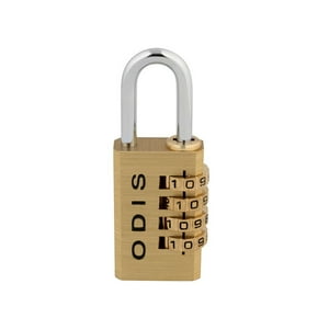 Candado Combinación Odis 37Mm 4 Diales Maleta Casillero