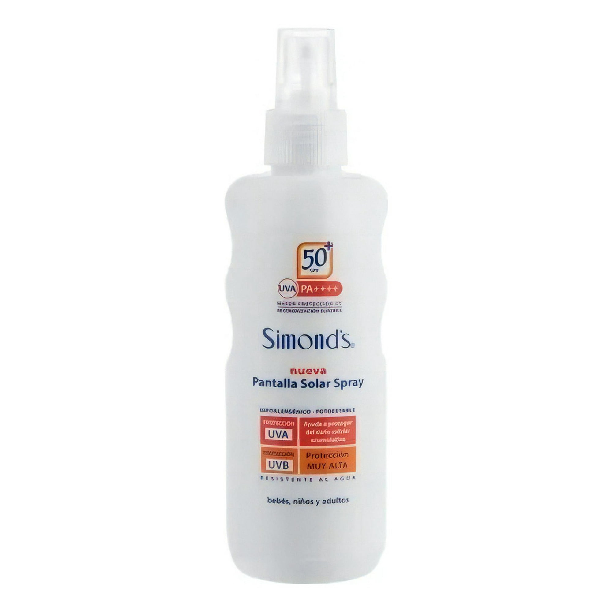 Protector Solar Hipoalergénico Spray Bebé - Adulto Spf 50 190 ml Simond’s