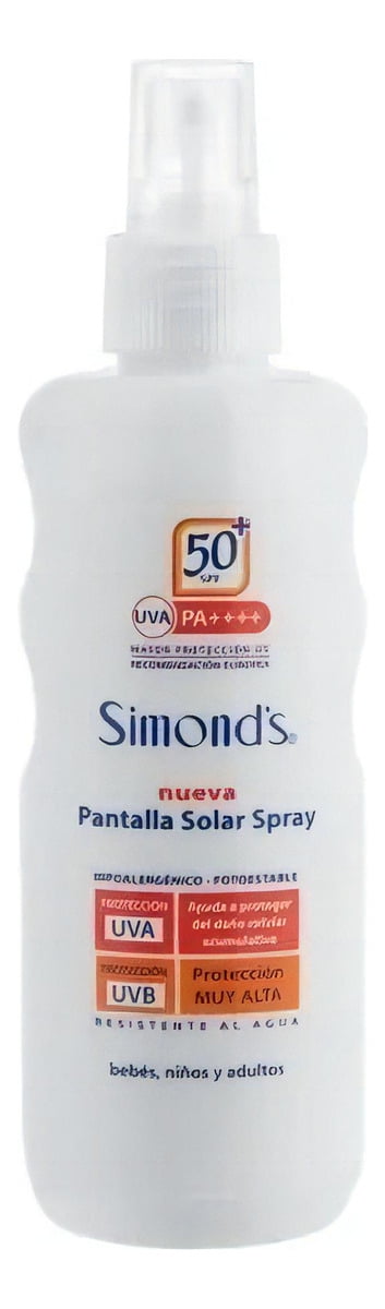 Protector Solar Hipoalergénico Spray Bebé - Adulto Spf 50 190 Ml Simond’S