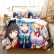 thumbnail image 1 of KonoSuba Bedding Set Duvet Cover Bed Set Quilt Cover Pillowcase Comforter Boys Adult Bedding Set Bed Sheets, 1 of 5