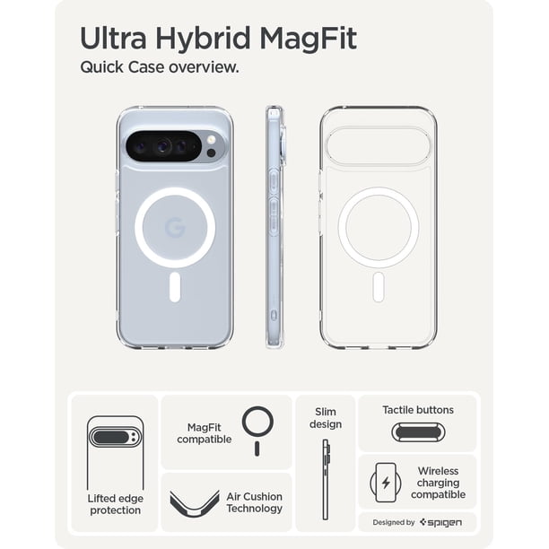 Spigen Thin Fit MagFit Para Google Pixel 10/10 Pro – Funda Delgada Con Imán Para MagSafe Y Pixelsnap, Resistente Y Con Acabado Mate Antihuellas
