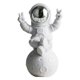 thumbnail image 2 of Astronauta Figura Estatua Estatuilla Escultura Decoración De La Oficina En Casa Plata C, 2 of 5