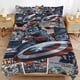 thumbnail image 1 of Captain America Bedding Sets Ultra Soft Skin-Friendly Duvet Cover 3 Piece, Cute Comforter Cover Bed Set for Boys Girls Kids, 1 of 5