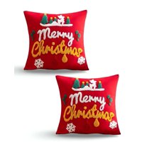 Genérico - Set De 2 Fundas De Cojin Para Navidad K21