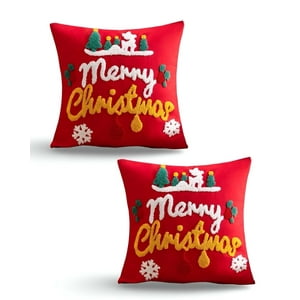 Genérico - Set De 2 Fundas De Cojin Para Navidad K21