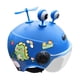 thumbnail image 2 of Bonito Casco De Motocicleta Para Niños Con Dibujos Animados, Medio Casco Para Ciclomotor, Kart, Niñas, Ojos Azules, 2 of 3