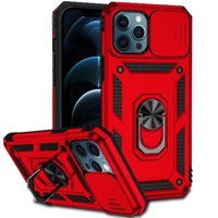 Estuche Gangxun Para Iphone 12 Pro Max, Soporte Giratorio 360°, Estilo Mecánico Y Magnético