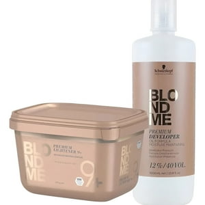 Decolorante Schwarzkopf Blondme Tono 9+ Oxidante 12% 40Vol