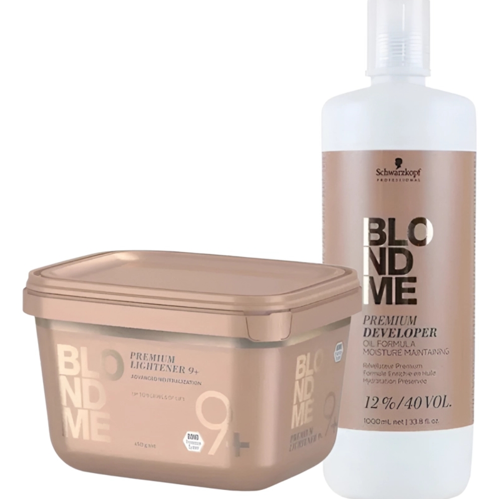 Decolorante Schwarzkopf Blondme Tono 9+ Oxidante 12% 40Vol