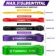thumbnail image 4 of Set de bandas de resistencia TOMSHOO para entrenamiento de hombres y mujeres, 4 of 9