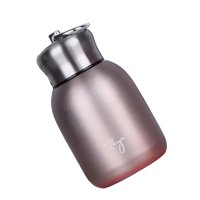 Magideal - Mini Taza Térmica, Taza De Viaje, Taza Térmica Para Exteriores, Frascos De Vacío, Taza De Viaje Al Vacío Para Té Helado, Bebidas, Café Para Uso Diario Oro Rosa