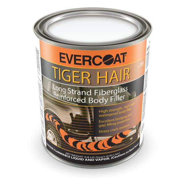 Masilla Evercoat 946 ml reforzada con fibra de vidrio e impermeable