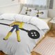 thumbnail image 1 of White Coraline Comforter Set Soft 3 Pcs Twin Bedding Sets Thicken for All Season, 1 of 5