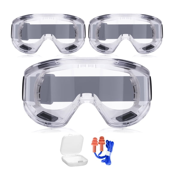 Lentes de seguridad AirGearPro Vision-1000 antivaho (paquete de 3)