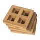 thumbnail image 4 of Juego de posavasos Whitecap 60193 de madera de teca, 4 piezas, 4 of 4