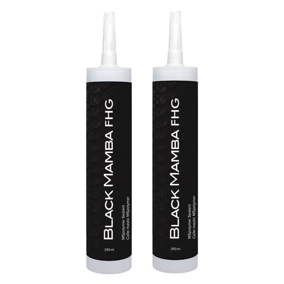 Adhesivo negro Mamba FHG de alta adherencia para temperaturas extremas, blanco