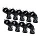 thumbnail image 5 of Cubiertas De Cabeza De Golf Mallet Putter Profesionales Equipo De Entrenamiento Al Aire Libre 9pcs Hierro Negro, 5 of 5