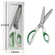 thumbnail image 2 of Pinking Shears JISTL Green Comfort Grips, corte en zigzag, 24 cm, 2 of 6