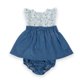 thumbnail image 1 of Vestido Bebe Niña Menta Pillin, 1 of 3