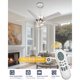 thumbnail image 2 of Ventilador de Techo YOUKAIN YJ632 42 in DC, 6 Velocidades, Brushed Nickel, 2 of 3