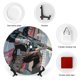 thumbnail image 3 of Bullseye Plato decorativo de porcelana fina (bone china), plato decorativo de cerámica para hogar, oficina, soporte de pared, platos decorativos para dormitorio - 6 pulgadas (15 cm), 3 of 6