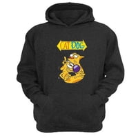 Genérico - Polerón Canguro Cat Dog Gris Oscuro Talla Xl Unisex